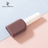 Échantillon Gratuit OEM/ODM – Flacon en Verre Rose Luxe 11ml Personnalisé pour Gel UV, Bouteille Vide Unique pour Vernis à Ongles avec Pinceau et Bouchon