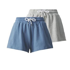 Shorts décontractés d'été pour femmes, en coton doux, avec cordon de serrage et poches, vente en gros personnalisée - Product Image 1
