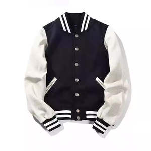 Chaqueta de béisbol de alta calidad personalizada con logo de Street Wear para hombre, estilo Letterman, tela de béisbol, algodón, manga larga, estilo Varsity. - Product Image 6