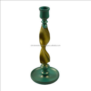 Bougeoir en métal d'intérieur moderne avec finition 2 tons pour Villa Dîner Mariages et centre de table de Noël - Product Image 1