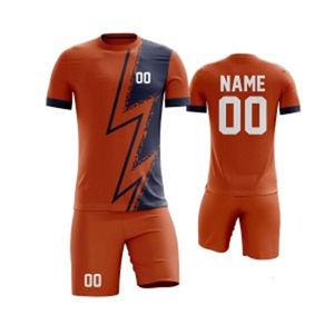 Maillot de football personnalisé respirant par sublimation, design 2026, avec logo, couleurs et tissu de haute qualité - Product Image 2