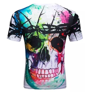 เสื้อยืดโพลีเอสเตอร์สีขาวสำหรับงานพิมพ์แบบซับลิเมชั่น Solf Touch Dye Sublimation Blanks - Product Image 3