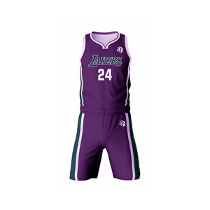 Uniforme de Baloncesto Sublimado con Diseño Personalizado, Talla Grande, Transpirable, Antibacterial, de Secado Rápido, sin Mangas, con Cintura Elástica - Product Image 2