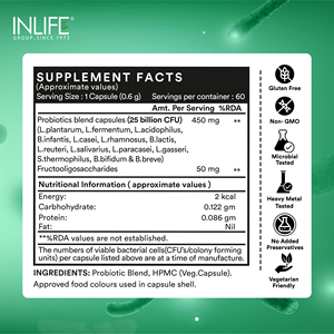 Cápsulas Prebióticas y Probióticas 25 Mil Millones de UFC 14 Cepas con Mezcla Prebiótica 60 Cápsulas Vegetarianas Apoyo a la Digestión - Product Image 5