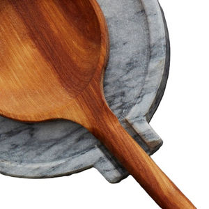 อุปกรณ์คนผสมอาหารแบบเป็นมิตรต่อสิ่งแวดล้อมสำหรับใช้ในบ้าน  ช้อนไม้เนื้อแข็งธรรมชาติสำหรับทำอาหารในครัวและร้านอาหาร - Product Image 3