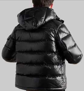 New Arrival Hooded Casual Winter Puffer Jacket with <b>Canvas</b> <b>Plain</b> Dyed Zipper Closure - Product Image 2