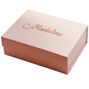 LABON Luxury Personalized Gift <strong>Keepsake</strong> <strong>Box</strong> Paper Cardboard <strong>Wedding</strong> Bride Party Gift Factory Custom <strong>Box</strong> - Product Image 1