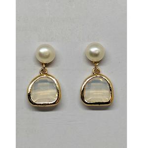 Pendientes de Perlas Naturales al por Mayor con Acabado Chapado en Oro de 14K, Ligeros y Cómodos para Regalos de Compromiso, Aniversario y Oficina - Product Image 6