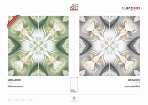 Azulejos de Porcelana de Primera Calidad con Acabado Brillante, Diseño Bookmatch, Tamaño 60x120cm, 600x1200mm, 24x48 Pulgadas, Losas con Aspecto de Mármol para Paredes y Pisos Interiores de Lujo - Product Image 4