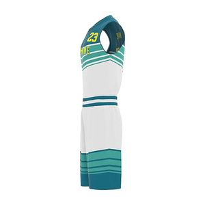 High Quality Basketball Uniform Set Sports Wear Basketball Uniform Polyester Made Adult Team Basketball Uniform Kit With OEM - Product Image 2