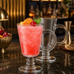 Mug à thé et à café en verre borosilicate transparent moderne, grande capacité, résistant à la chaleur, avec poignée - Product Image 3