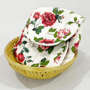 Panier à pain en coton tissé élégant et personnalisé, best-seller, pour la table, la salle à manger, le service du pain et des fruits - Product Image 2