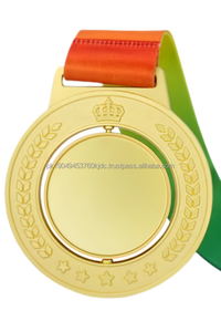 Venta al por mayor OEM personalizado oro deportes taekwondo LOGO medallas con cinta - Product Image 3