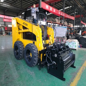 Cargador de Dirección Deslizante para Remoción de Nieve JC100 con Motor WEICHAI de 1200 kg y Cabina Cerrada, Perfecto para Operaciones Invernales - Product Image 2