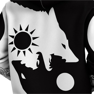 Sudaderas con Capucha Extra Grandes de Algodón 100% con Estampado Digital Invernal Multicolor para Hombre - Sudaderas de Moda al por Mayor - Product Image 2