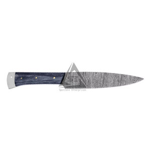 Pakistan Made Handmade Heavy Duty 67-Layer Damascus Steel Chef <b>Knife</b> <b>Set</b> with Wood Handles Right-Handed Low MOQ - Product Image 3