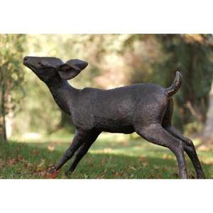Escultura de Ciervo Hembra de Bronce de Tamaño Real, Decoración para Jardín, Granja, Navidad, Figura Decorativa - Product Image 2