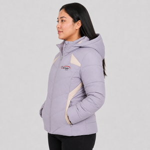 Nueva Chaqueta Acolchada para Mujer, Chaqueta de Invierno Ligera y Cálida, con Logotipo Personalizado, Cierre Completo con Capucha, Ropa Casual - Product Image 5