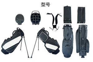 Bolsa de Golf de Piel Sintética al por Mayor con 14 Divisores, Impermeable, con Soporte, Personalizable OEM ODM - Product Image 2