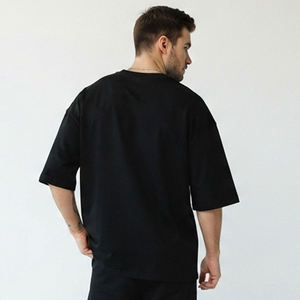 Camiseta de Algodón para Hombre, Estilo Oversize con Gráficos, Tejido Grueso y Transpirable, Corte Holgado, Estilo Urbano, Logotipo Personalizado - Product Image 5