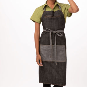 Delantal Unisex de Tela Twill en Oferta, Calidad Premium, Tamaño y Color Personalizables, Poliéster y Algodón, Logotipo Personalizado, Uniformes para Restaurantes y Bares - Product Image 2