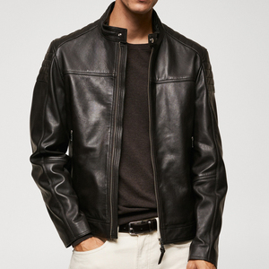 ARTIZ INTERNATIONAL Custom Genuine <b>Leather</b> <b>Jackets</b> Men Womens Unisex Pure <b>Leather</b> Retro Biker Style Windproof Eco-Friendly - Product Image 1