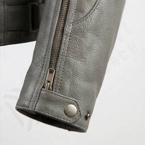 Veste de moto en cuir véritable pour homme de qualité supérieure, nouvelle arrivée, vestes de moto d'hiver, protections amovibles, personnalisables - Product Image 6