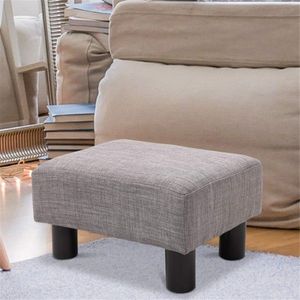 Poggiapiedi Moderno e Confortevole in Plastica e Tessuto per Soggiorno, Camera da Letto, Cucina, Hotel - Product Image 6