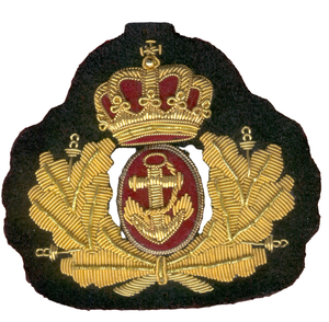 Handmade Embroidered Custom Made Bullion Wire Royal <b>Crown</b> Patches 3D Embroidery Golden &<b>Silver</b> Fashion Badges For Uniform - Product Image 6