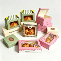 Cajas de Pastelería Personalizadas con Impresión a Medida, con Ventana Emergente Automática y Base para Pastel con Esquinas Reforzadas