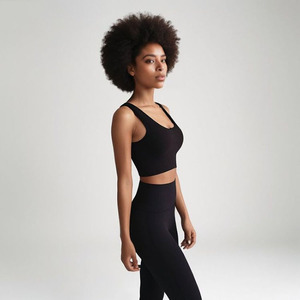 Soutien-gorge de sport imprimé de haute qualité pour femmes, avec logo personnalisé, marque privée, vente en gros, idéal pour le yoga et le fitness – Meilleures ventes - Product Image 3