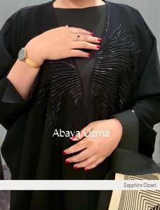 Robe Abaya élégante et confortable de la série Uzma pour la prière quotidienne, vêtements musulmans traditionnels, accessoires confortables et élégants - Product Image 2