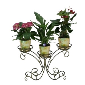 Fresh Arrival Durable Iron Flower <b>Pot</b> <b>Stand</b> Suitable For Heavy Planters Home Garden Balcony Indoor Outdoor Plant Display - Product Image 1