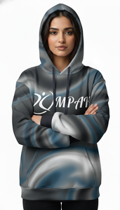 Sweat à capuche unisexe surdimensionné de qualité supérieure pour l'hiver, avec impression intégrale brodée par sublimation, pour les collections streetwear tendance - Product Image 4