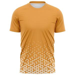 T-shirts pour hommes personnalisés de haute qualité, en coton biologique 100%, tricotés, écologiques, respirants, de couleur unie, vente en gros - Product Image 3