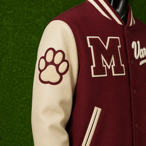 Veste de baseball vintage brodée avec logo personnalisé pour hommes et femmes, veste bomber de style universitaire, streetwear de haute qualité, manteaux de sport - Product Image 4