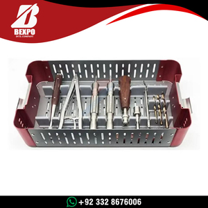 Kit Extractor de Tornillos Quirúrgicos Ortopédicos de Acero Inoxidable de Alta Calidad, 56 Piezas, de BEXPO INTL - Product Image 2