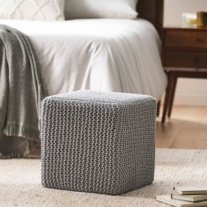 Knitted Foot <b>Stool</b> Comfy <b>Stools</b> & <b>Ottomans</b> Product Category - Product Image 4