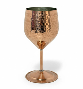 Copa de Vino de Diseño Moderno, Hermosa Copa de Vino de Lujo, Copa de Vino Tinto Plateada en Cobre, Accesorios para Bar - Product Image 1