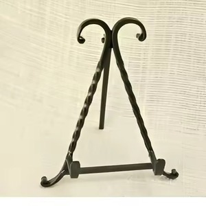 Iron Geometric <b>Easel</b> Stand Minimalist Home Decor Floor Mount Durable Living Room Display - Product Image 2