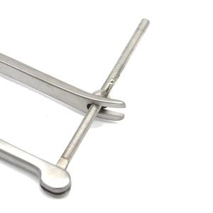 Pinzas de Acero Inoxidable Manuales Reutilizables para Sujetar Placas, Instrumento Quirúrgico para Posicionamiento Seguro de Placas en Procedimientos Ortopédicos - Product Image 6