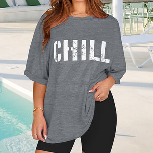 T-shirt oversize pour femme, streetwear écologique respirant haute performance, design personnalisé, manches courtes pour adulte - Product Image 3