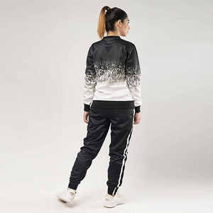 Conjunto de 2 Piezas de Traje Deportivo y Body para Actuaciones en Escenario, Unisex, con Logotipo Personalizado, Material de Spandex/Poliéster, para Bailarines Adultos - Product Image 4