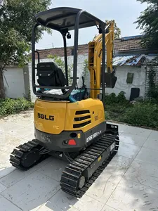 Pour pelle sur chenilles jaune ER616H 1,6 tonne, équipement de construction de haute qualité avec moteur, pompe, boîte de vitesses et PLC, garantie 1 an - Product Image 1