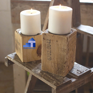 Cajas de Madera Vietnamitas Hechas a Mano Personalizables con Letreros de Pared de Madera Natural con Vetas de Madera Vintage para Velas - ¡El Más Vendido! - Product Image 3