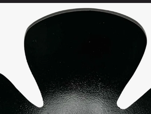 Bol décoratif en forme de lotus noir mat moderne – Centre de table sculptural pour table à manger et multi-usages - Product Image 2