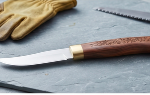 Cuchillos para Queso Hechos a Mano, Ecológicos, de Acero Inoxidable con Mangos de Madera, Elegantes Cubiertos Plateados para Bodas, Restaurantes de Alta Cocina y Hoteles - Product Image 6