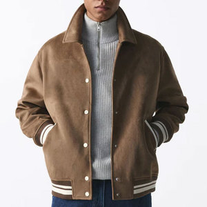Veste universitaire pour homme tendance, col montant, tissu en toile, séchage rapide et respirant, style décontracté, personnalisable - Product Image 2