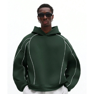 Sweat-shirts en molleton brodés OEM pour l'hiver, unisexes, surdimensionnés, avec logo personnalisé, livraison rapide - Product Image 2