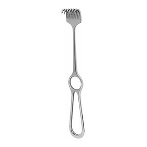 Retractor manual KOCHER al por mayor, 8.34/6 puntas, semichipón, profundidad 16mm, ancho 30mm, de acero inoxidable, retractor quirúrgico de GS - Product Image 5